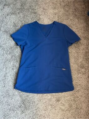 Figs Denim Casma Scrub Top
